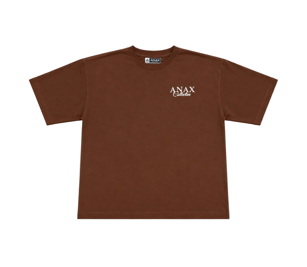 [ACE1] Essential Oversized Tee – Brown